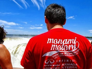 モナT×イグアスの滝inブラジル