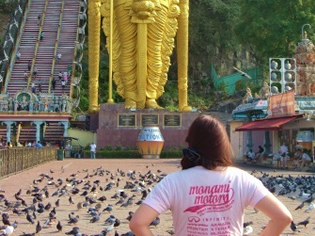 モナT×ムルガン神像inマレーシア